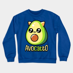 Avocatto! Cute Avocado Pun Crewneck Sweatshirt